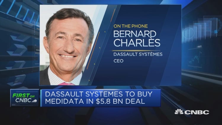 Dassault CEO says Medidata deal is a 'logical evolution' for the firm