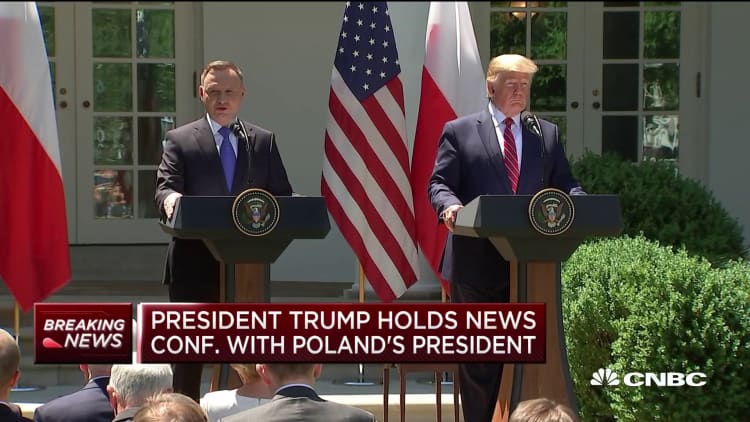 Trump: Economic relations thriving with Poland
