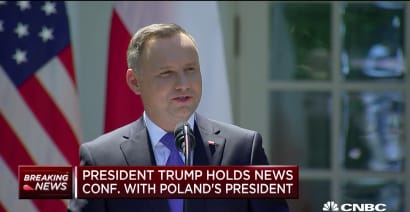 Poland president: Up to US how many troops are sent to Poland