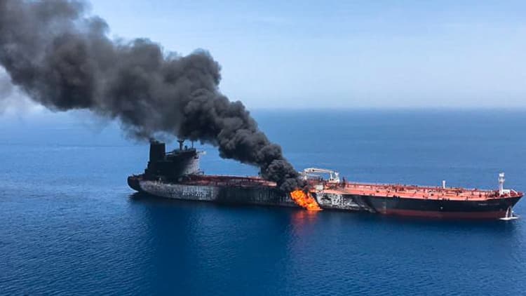 Two tankers attacked in Gulf of Oman