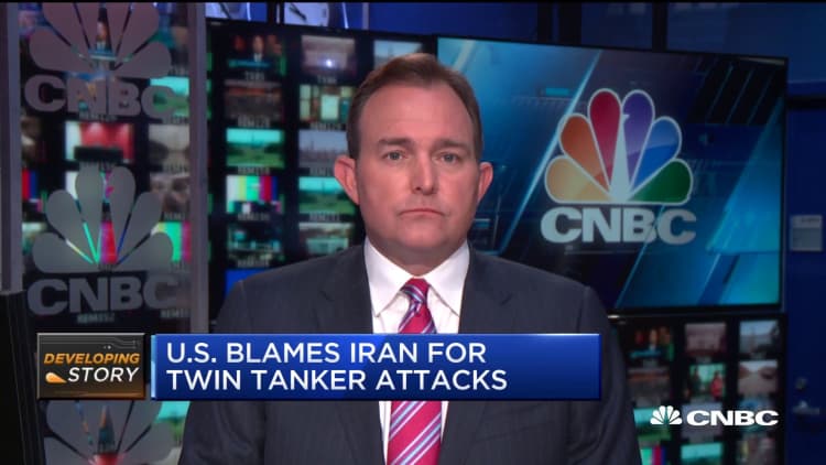 US blames Iran for the twin tanker attacks in the Gulf of Oman