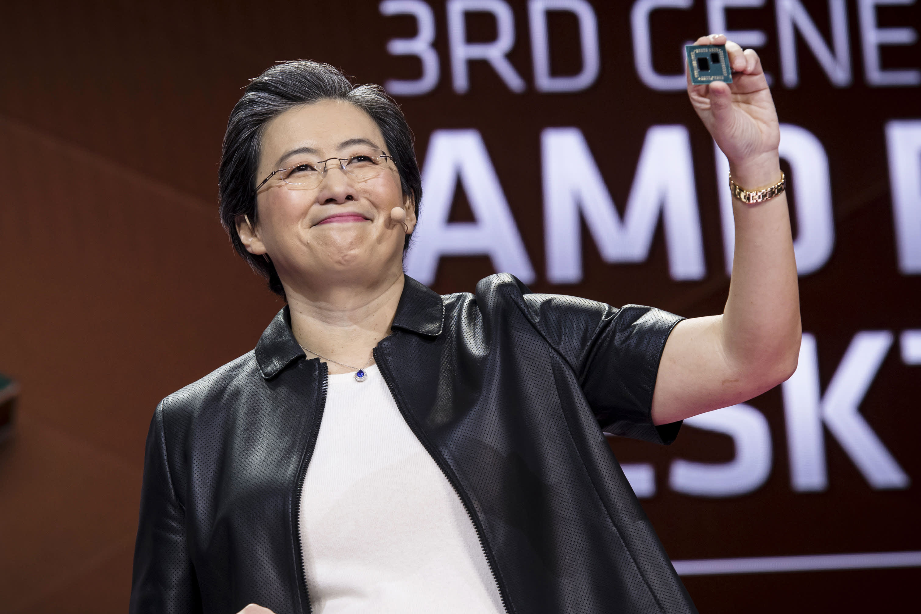 We are reassured by AMD CEO's confidence in the chipmaker's data-center business