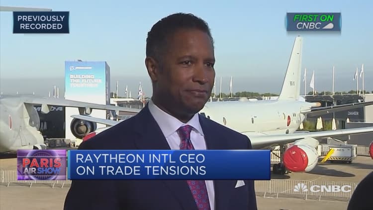 Raytheon International CEO disagrees with Trump on concerns over United Technologies deal
