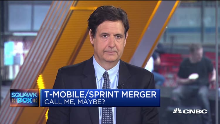 BTIG's Walter Piecyk: Less than 50 percent chance T-Mobile and Sprint merger