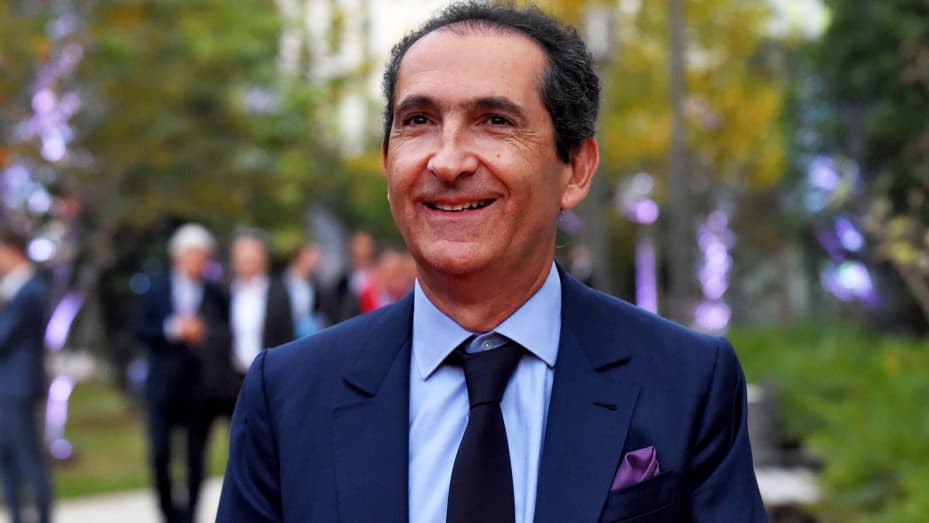 President of French telecoms and media group Altice, Patrick Drahi smiles during the inauguration of the Altice Campus in Paris on October 9, 2018.