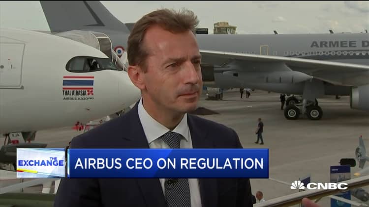Airbus CEO discusses company's newest plane, the A321XLR