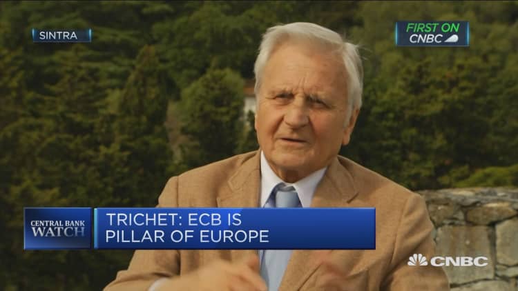 Ex-ECB chief: Less urgent for Europe to go back to 'new normal'