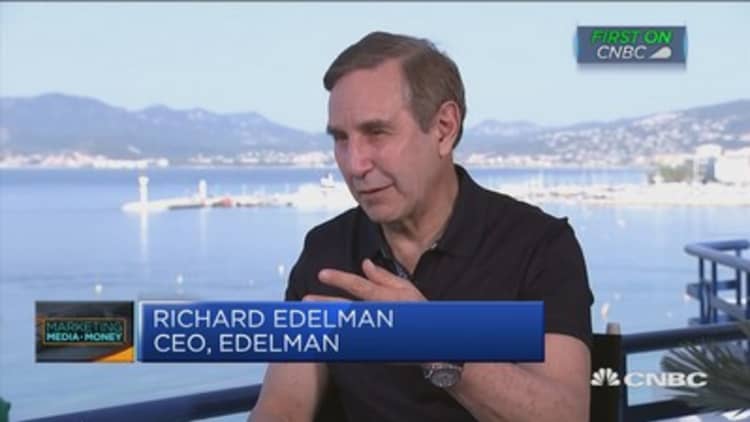Edelman CEO: Biggest factor in consumers' purchase decisions is trust