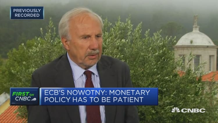 European economy could benefit from US-China trade war, ECB's Nowotny says