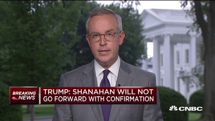 Trump: Acting Defense Secretary Patrick Shanahan to depart
