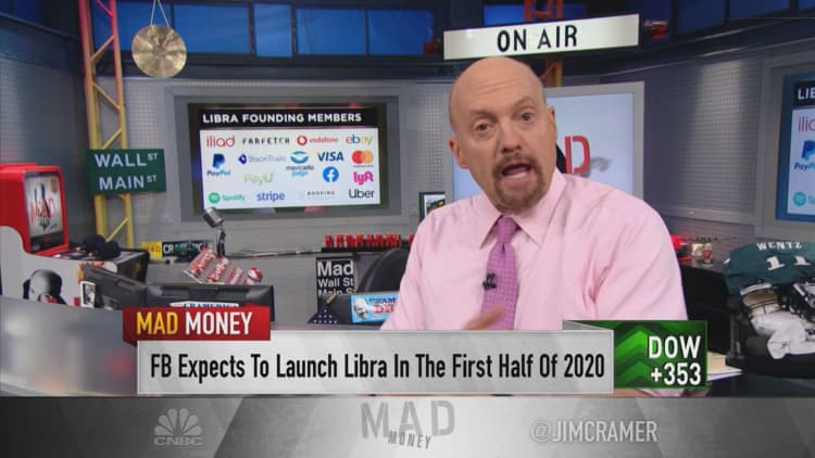 Cramer: Facebook's Libra cryptocurrency is a PR ploy that might work