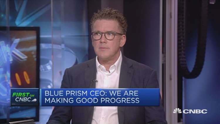 Blue Prism CEO: The robotic process automation market is growing fast