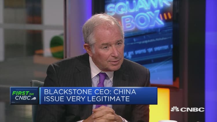 Blackstone CEO: China is a 'legitimate issue to deal with'