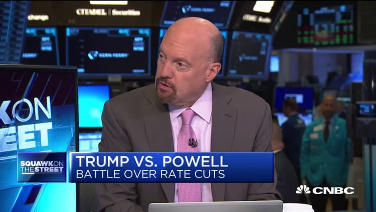 Cramer: Stocks would probably rise if Trump removed Powell as Fed chair
