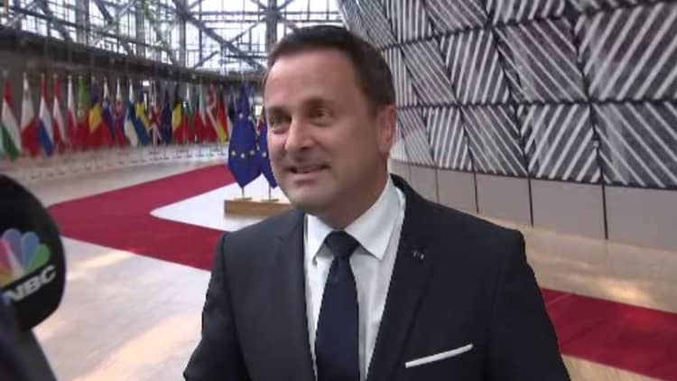 We can't afford to have a leadership crisis in the EU, Luxembourg prime minister says