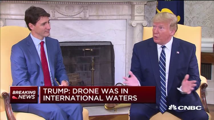 President Trump makes remarks on possible Iran-US drone strike