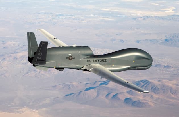 RT: RQ-4 Global Hawk aviones no tripulados