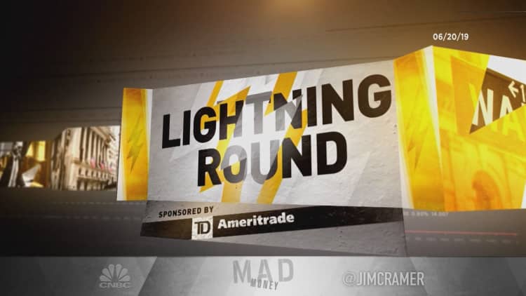 Cramer's lightning round: Lockheed Martin is the one you have to own