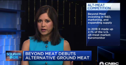 Beyond Meat's alternative ground meat set to hit grocery stores this week