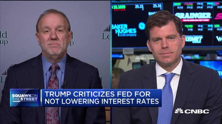 Leuthold Group's Paulsen: Trump's digs on Powell won't affect Fed, only 'political theater'
