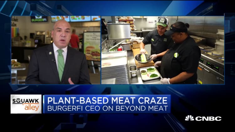 BurgerFi CEO: Beyond Meat burgers haven't deflected demand for other products