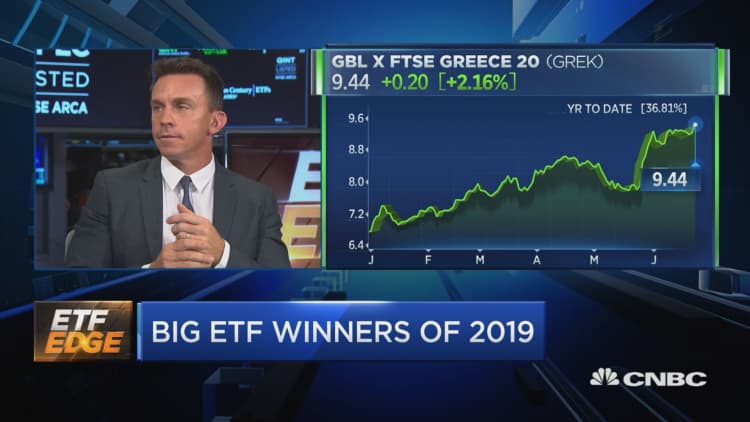 Here are the best-performing ETFs so far in 2019