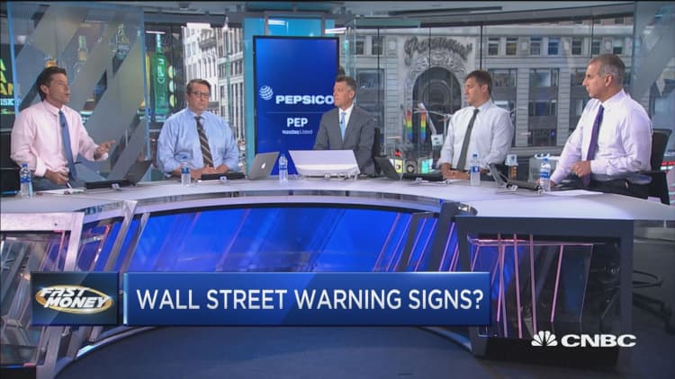 Wall Street ignoring a major warning sign for stocks