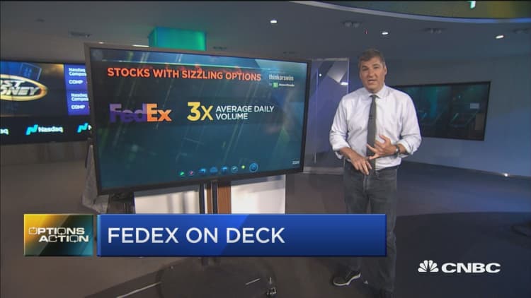 Options traders bet on FedEx to flunk earnings test