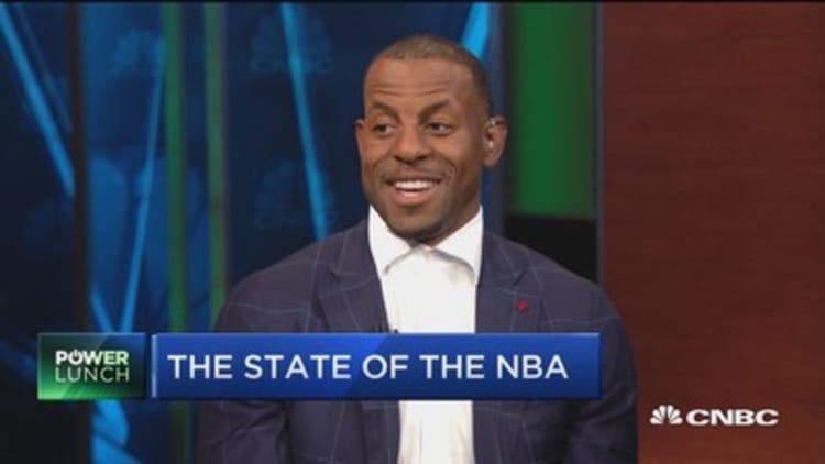 Where does Andre Iguodala think KD will go? And who's toughest to defend?