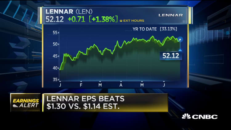 Lennar beats earnings expectations