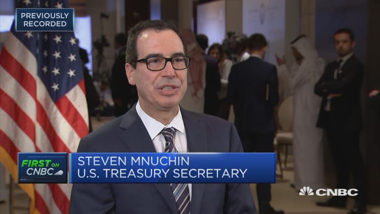Mnuchin: Existing sanctions against Iran are working