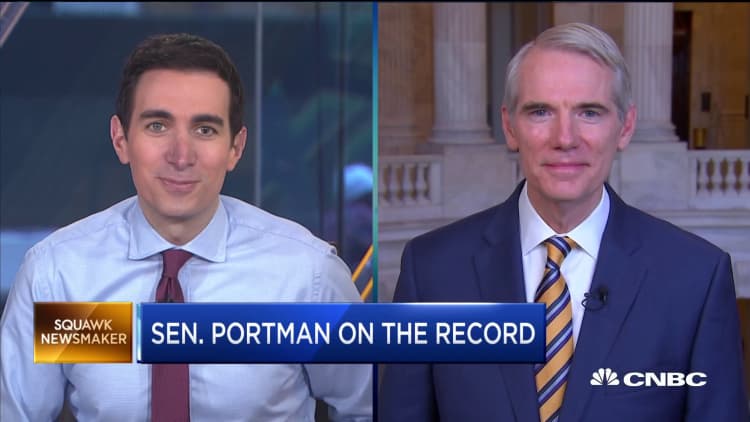 Watch CNBC's full interview with Senator Rob Portman on China, immigration and more