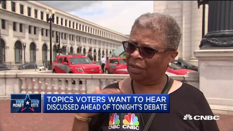 Potential voters lay out issues they want to hear during Democratic debates