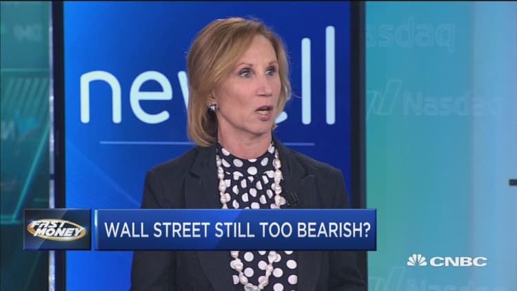 Bank of America's Mary Ann Bartels says there's too many bears on Wall Street, but that's a good thing