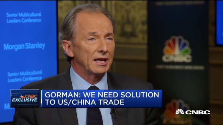 Morgan Stanley's Gorman: Trade war would be 'devastating' for world economy