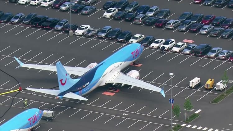 Boeing parks dozens of planes on tarmac, parking lots while fixing 737 Max