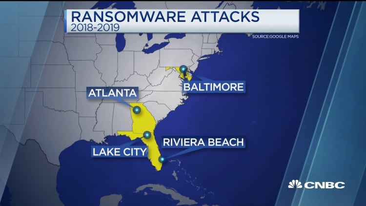 Cities across America are seeing an uptick in ransomware attacks