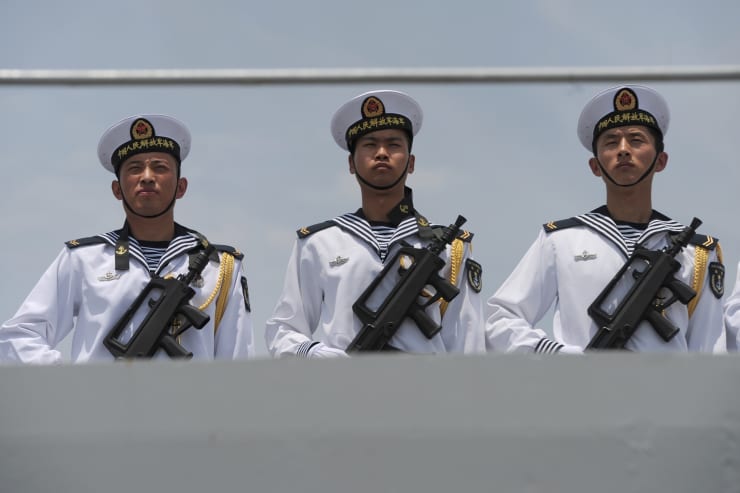 PA: China Navy sailors