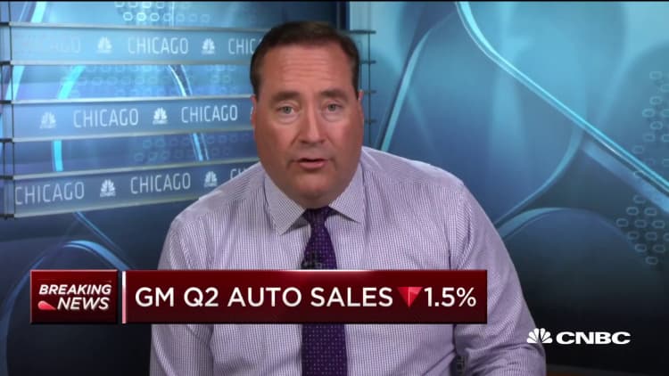General Motors Q2 auto sales drop 1.5%