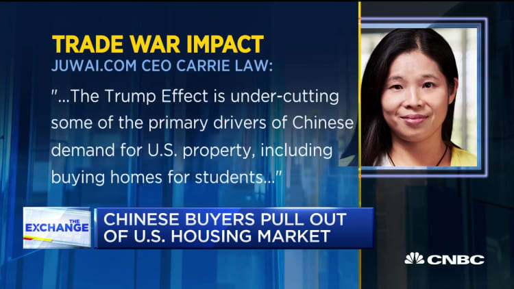 Chinese buyers are pulling out of the US housing market, here's why