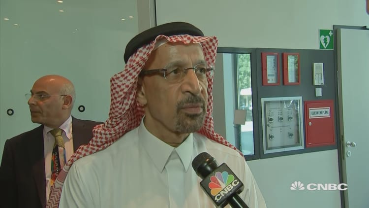 Saudi Oil Minister Khalid Al-Falih on Aramco IPO talks