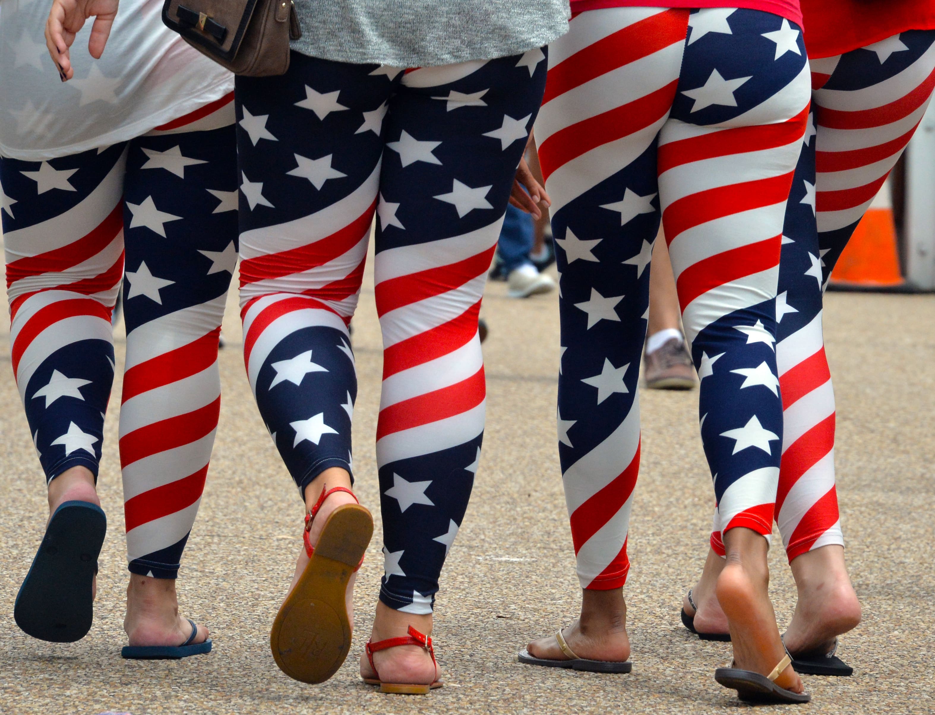 American Flag Leggings for Kids - Teeny Chimp Kids Fashion