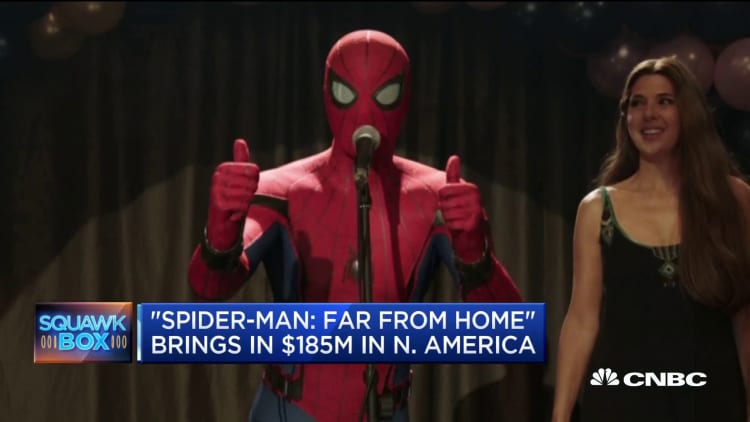'Spider-Man: Far From Home' brings in $185 million in North America