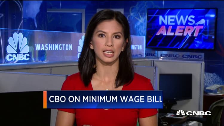 CBO: Boost wages for 17 million people earning less than $15