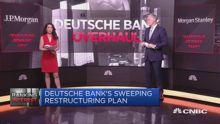 Wall Street on Deutsche Bank's $8.3 billion overhaul
