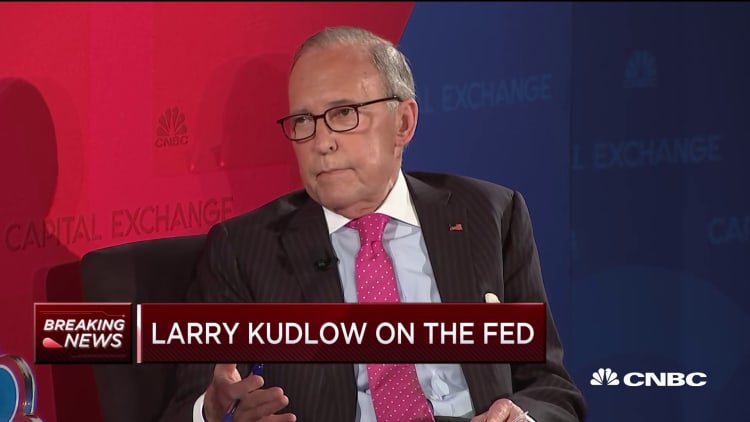 Kudlow: Fed Chair Powell's job is safe 'at the present time'