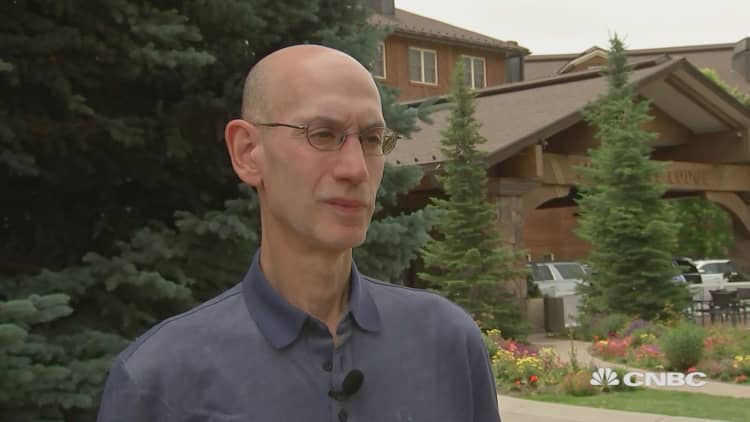 CNBC talks to NBA commissioner at Sun Valley