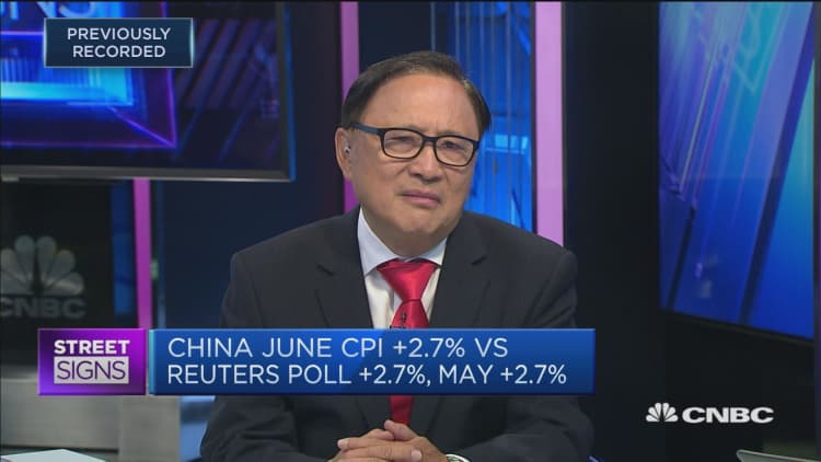 The Chinese market may go down slightly, CEO says