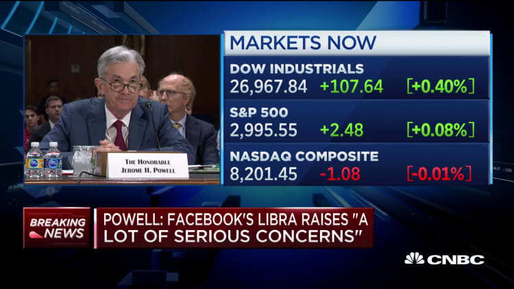 Fed's Powell: Facebook's Libra raises 'serious concerns' about regulation