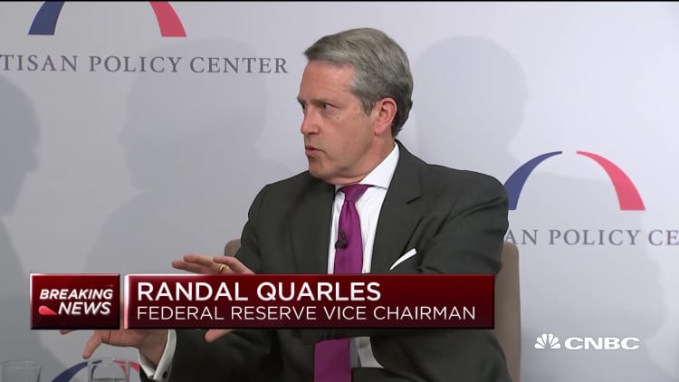 The Fed's Randal Quarles: Risks are not meaningfully above normal